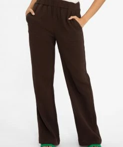 Sanctuary Clothing Summer Easy Going Pant Chocolate Chip