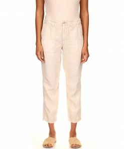 Sanctuary Clothing Summer Everyday Linen Pant Clean Sand