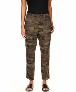 Sanctuary Clothing Everyday Linen Pant Little Hero Camo
