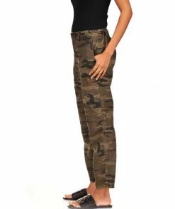 Sanctuary Clothing Everyday Linen Pant Little Hero Camo