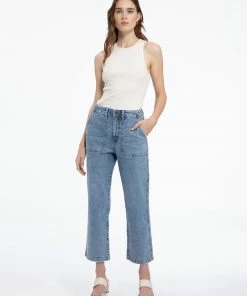 Sanctuary Clothing Vacation Crop Pant Retro Wash