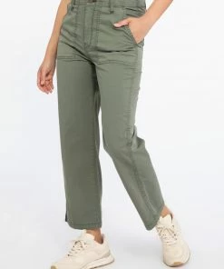Sanctuary Clothing Vacation Crop Pant Hiker Green Camo & Surplus