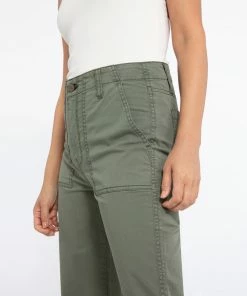 Sanctuary Clothing Vacation Crop Pant Hiker Green Camo & Surplus