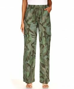 Sanctuary Clothing Terrain Pull On Pant Palm Camo Summer