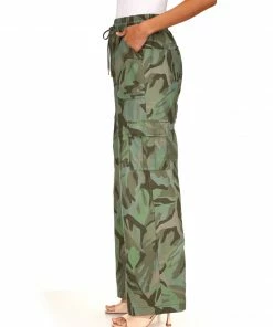 Sanctuary Clothing Terrain Pull On Pant Palm Camo Summer