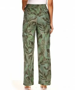 Sanctuary Clothing Terrain Pull On Pant Palm Camo Summer
