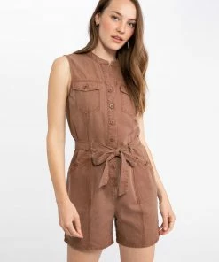 Sanctuary Clothing Summer Sightseer Romper Rattan