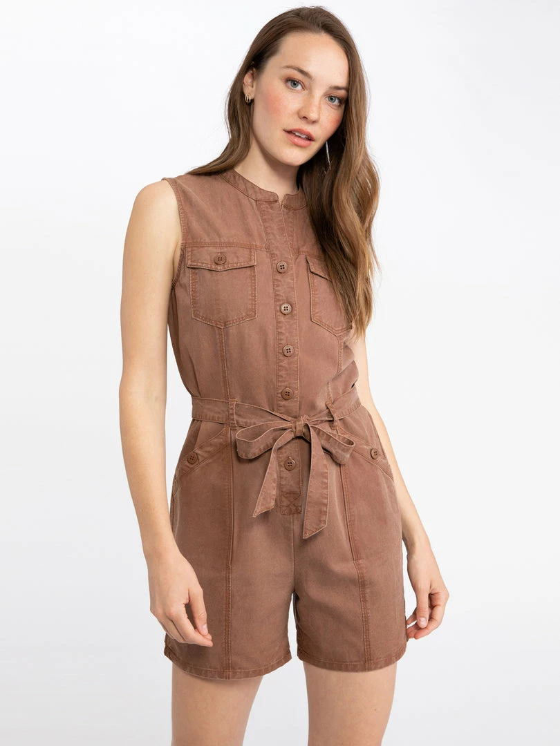 Sanctuary Clothing Summer Sightseer Romper Rattan 1 Sanctuary Clothing Summer Sightseer Romper Rattan