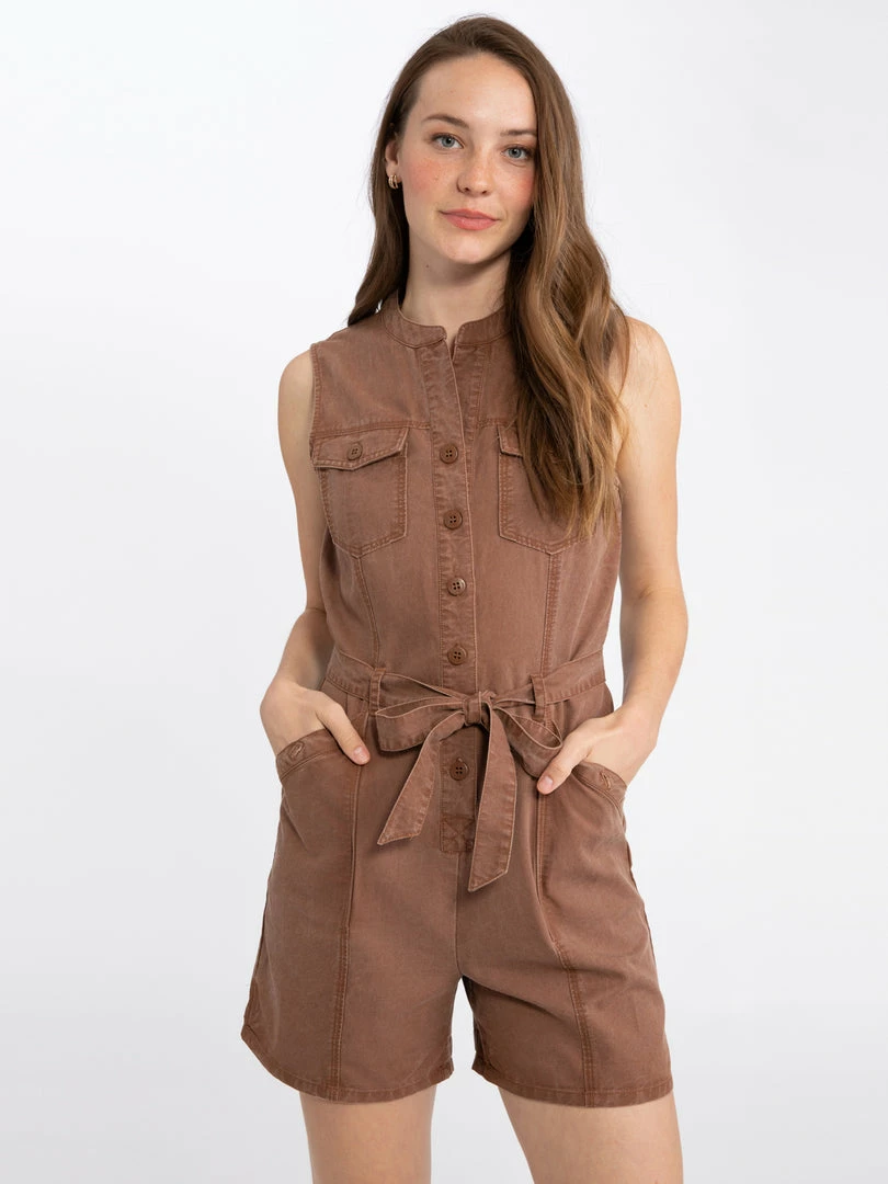 Sanctuary Clothing Summer Sightseer Romper Rattan 2 Sanctuary Clothing Summer Sightseer Romper Rattan