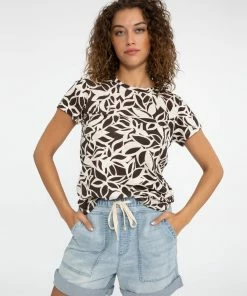 Sanctuary Clothing The Perfect Tee Chocolate Stencil 9 Sanctuary Clothing The Perfect Tee Chocolate Stencil