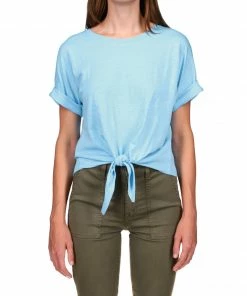 Sanctuary Clothing All Day Tie Tee Angel Blue Sustainable