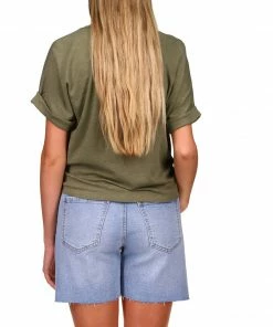 Sanctuary Clothing All Day Tie Tee Trail Green 7 Sanctuary Clothing All Day Tie Tee Trail Green