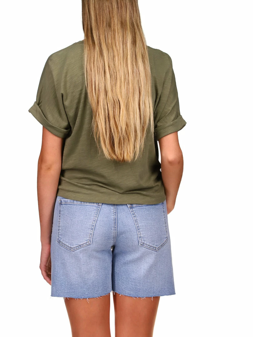 Sanctuary Clothing All Day Tie Tee Trail Green 4 Sanctuary Clothing All Day Tie Tee Trail Green