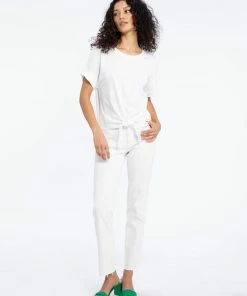 Sanctuary Clothing All Day Tie Tee White 10 Sanctuary Clothing All Day Tie Tee White