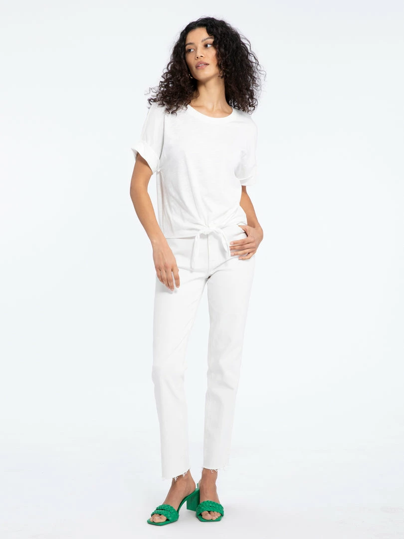 Sanctuary Clothing All Day Tie Tee White 5 Sanctuary Clothing All Day Tie Tee White