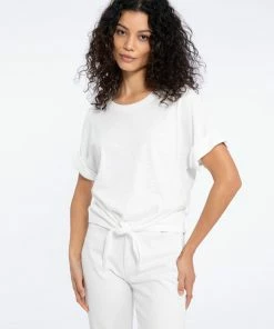 Sanctuary Clothing All Day Tie Tee White 8 Sanctuary Clothing All Day Tie Tee White