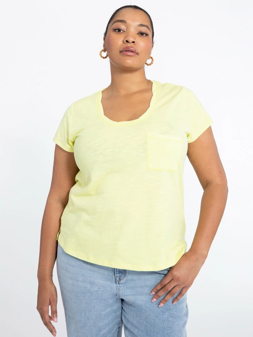 Sanctuary Clothing Traveler Twist Tee Lemon Lime Inclusive Collection 1 Sanctuary Clothing Traveler Twist Tee Lemon Lime Inclusive Collection
