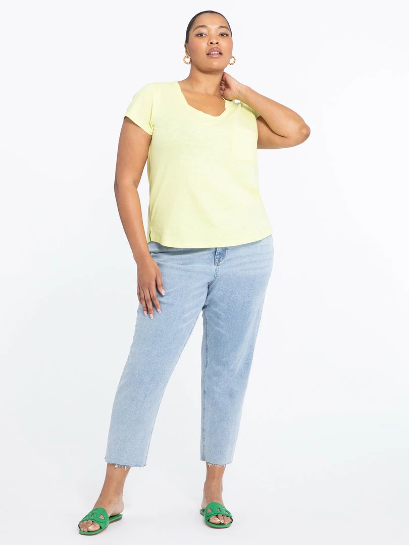 Sanctuary Clothing Traveler Twist Tee Lemon Lime Inclusive Collection 3 Sanctuary Clothing Traveler Twist Tee Lemon Lime Inclusive Collection