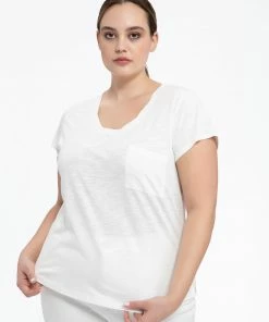 Sanctuary Clothing Traveler Twist Tee White Inclusive Collection
