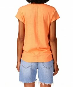 Sanctuary Clothing Traveler Twist Tee Melon Sustainable