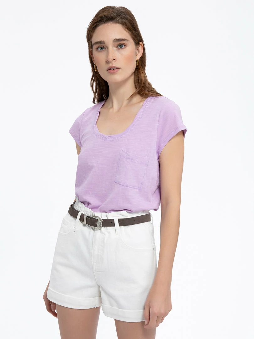 Sanctuary Clothing Traveler Twist Tee Petal Sustainable 7 Sanctuary Clothing Traveler Twist Tee Petal Sustainable