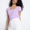 Sanctuary Clothing Traveler Twist Tee Petal Sustainable