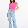 Sanctuary Clothing Flashback Wide Leg Jean Super Fade Cruze Summer