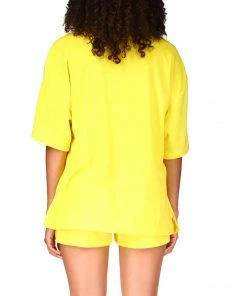 Sanctuary Clothing Terrycloth Vaycay Shirt Sunshine