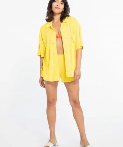 Sanctuary Clothing Terrycloth Short Sunshine
