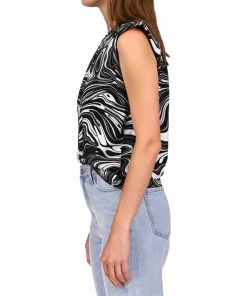 Sanctuary Clothing Sustainable Shoulder Pad Tee Marble 8 Sanctuary Clothing Sustainable Shoulder Pad Tee Marble