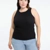 Sanctuary Clothing Perfect Rib Tank Black Inclusive Collection
