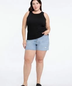 Sanctuary Clothing Perfect Rib Tank Black Inclusive Collection