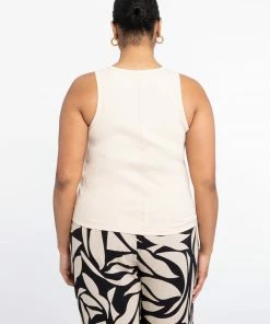 Sanctuary Clothing Perfect Rib Tank Clean Sand Inclusive Collection
