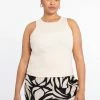 Sanctuary Clothing Perfect Rib Tank Clean Sand Inclusive Collection