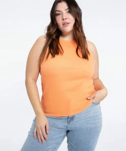 Sanctuary Clothing Sustainable Perfect Rib Tank Melon Inclusive Collection