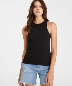 Sanctuary Clothing Core Essentials Perfect Rib Tank Black