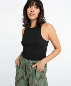 Sanctuary Clothing Core Essentials Perfect Rib Tank Black