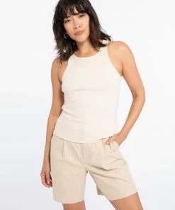 Sanctuary Clothing Summer Perfect Rib Tank Clean Sand