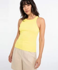 Sanctuary Clothing Summer Perfect Rib Tank Sunshine