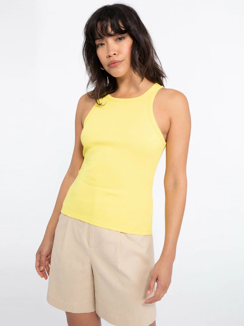 Sanctuary Clothing Summer Perfect Rib Tank Sunshine 1 Sanctuary Clothing Summer Perfect Rib Tank Sunshine