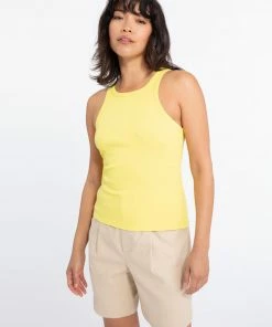 Sanctuary Clothing Summer Perfect Rib Tank Sunshine 8 Sanctuary Clothing Summer Perfect Rib Tank Sunshine