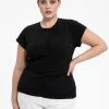 Sanctuary Clothing Hold Me Tight Tee Black Inclusive Collection The Curve Shop