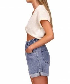 Sanctuary Clothing Frolic Twist Top Buttercream