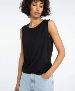 Sanctuary Clothing Twisted Tank Black