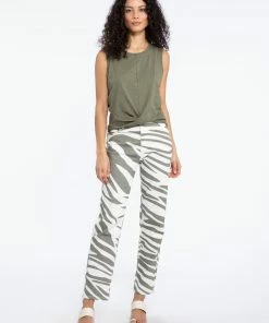 Sanctuary Clothing Twisted Tank Trail Green