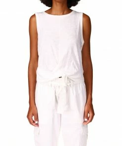 Sanctuary Clothing Twisted Tank White