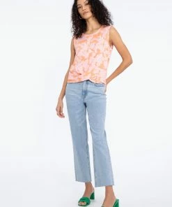 Sanctuary Clothing Twisted Tank Melon Field