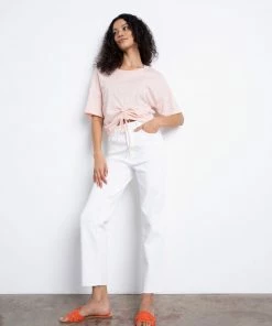 Sanctuary Clothing Sustainable Drawstring Ready Tee Peachy Keen