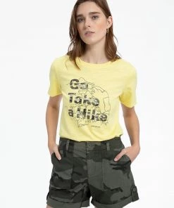Sanctuary Clothing Go Take A Hike Tee Washed Sunny