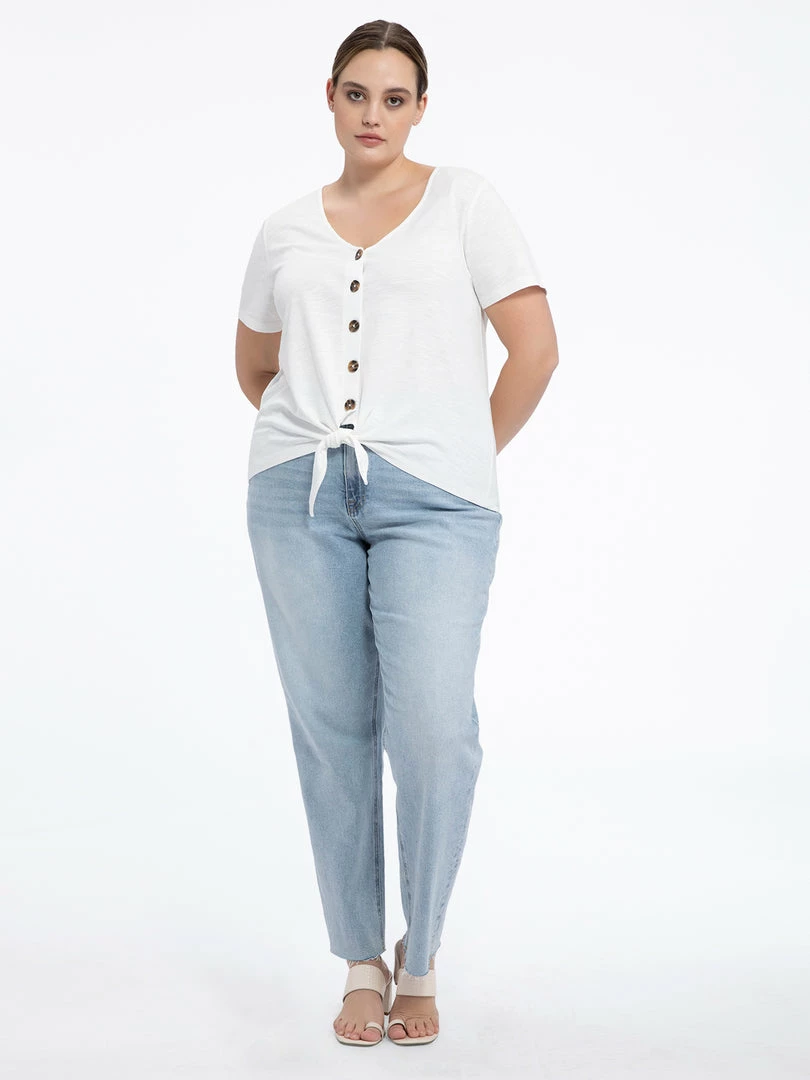 Sanctuary Clothing Sustainable By My Side Tie Tee White Inclusive Collection 3 Sanctuary Clothing Sustainable By My Side Tie Tee White Inclusive Collection